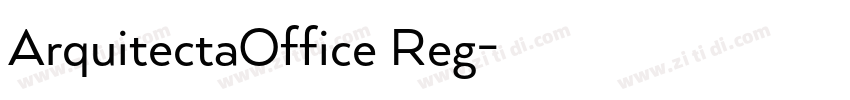 ArquitectaOffice Reg字体转换
